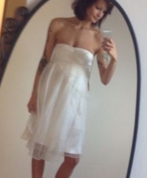 Cremefarbenes (Braut-)Kleid 32