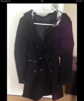 Herbst Winter Mantel mit kaputze 