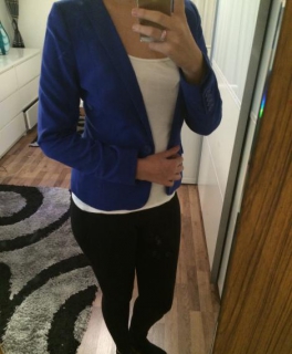 Blazer in blau grösse 34 