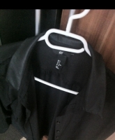 Vintage bluse schwarz h&m