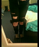 schwarze Löcher Hose 