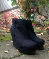 Primark Wedges schwarz 36