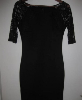 Schwarzes Kleid/ Rinascimento