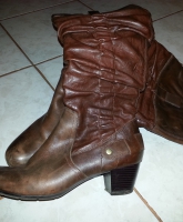 Leder Stiefel 40