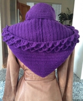 Kapuzenschal, Handmade NEU