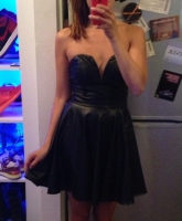 Lederkleid Silvester 