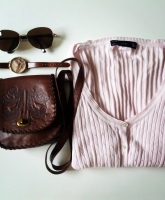 Zara Strickjacke Gr. XS S 34 36 Pastell