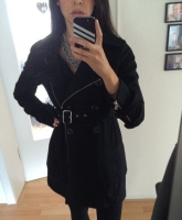 Bikermantel von Guess Los Angeles Herbst Wintermantel / S36