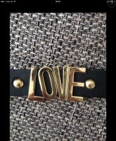 Stylischer LOVE Gürtel 