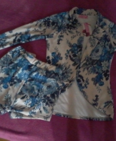 Blazer mit passender Mini-shorts