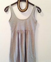 Kleid NEU Babydoll grau