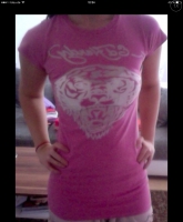 Rosa ed Hardy t-shirt