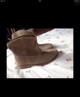 neue Wildleder Stiefeletten