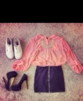 reißverschluss mini rock