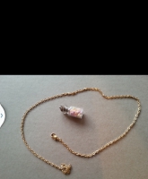 Liebesperlen Flaschenpost Kette