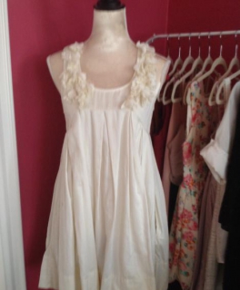 Weißes Garden Collection Kleid