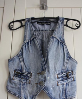 Gilet Jeansweste Used look