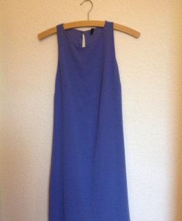 Fliederfarbenes Chiffonkleid von Benetton