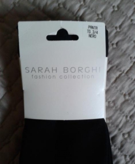 Original SARAH BORGHI Leggings schwarz blickdicht