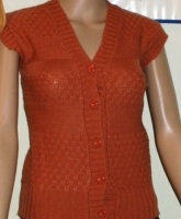 Weste, Strickweste von Palomino, orange, 146