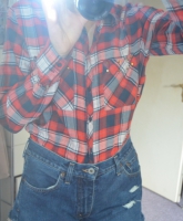 Karohemd Nieten kariert Holzfäller