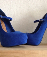 Blaue Highheels NEU