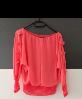 Korallfarbenes Oberteil 