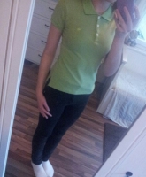 A&F Abercrombie and Fitch Polohemd hellgrün grün Amerika Hemd Polo Hemd brandneu ungetragen