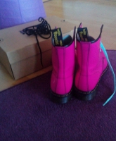 Dr. Martens Boots Hot Pink wie neu Gr. 40