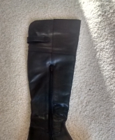 schwarze Lederstiefel #NEU