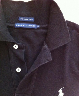 Ralph Lauren Poloshirt, schwarz, super Zustand, Gr. M