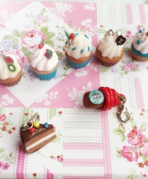 Süße Cupcake Charm Anhänger