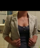 Moderner Blazer, beige