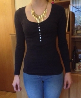 dunkelblauer basic Pullover 36 von H&M