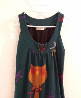Smashed Lemon Kleid Top Longtop Minikleid Hängerchen Katze Katzen