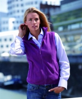  LADIES' MICROFLEECE VEST | 100%P JN048