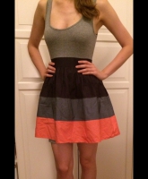 Topshop Kleid, Colourblocking Trend