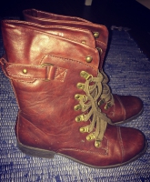 Biker Schnürstiefel neu 