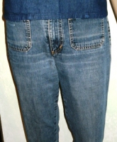 HIS Jeans dreiviertellang, S/36, dukelblau