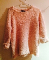 Kuscheliger Puderfarbener Pullover