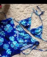 Hawaii Bikini mit Rock 