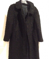 Vintage Persermantel dicker Wollmantel 