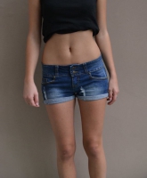 Hotpants Jeans Jane Norman XS dunkelblau Jeans-Short