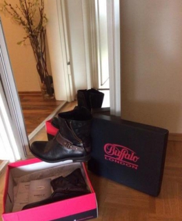 !!! NEU !!! Leder Biker Booties