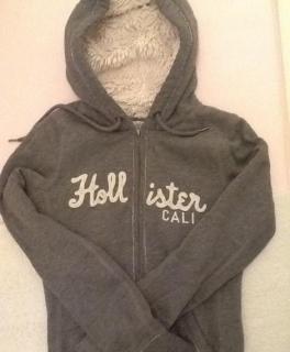 Hollister Kaputzenjacke mit Fell XS