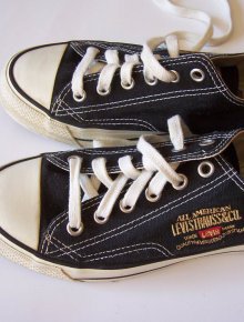 Levis Sneaker Gr 37 4 schwarz black low Damen Canvas Vintage Kappe weiß wie NEU