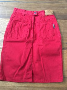 Jeansrock rot