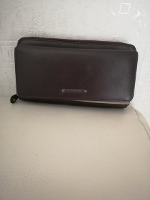 Neu! Echtleder Portemonnaie in dunkel braun