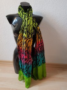 Regenbogen Leoprint Halstuch