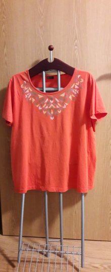 Hübsches Sommer T-Schirt von Laura Torelli Große 50/52